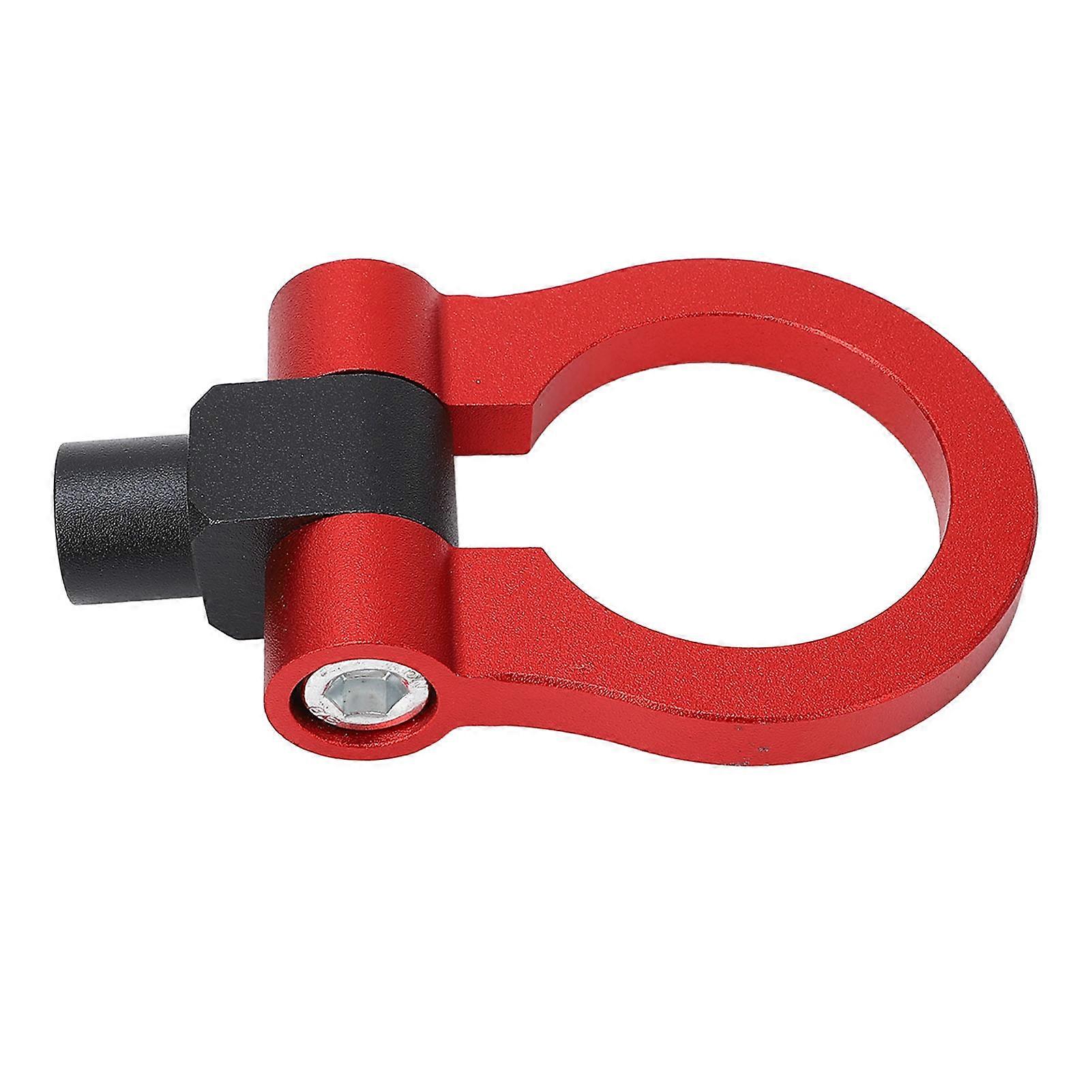 Trailer Ring Eye Towing Hook Aluminum Alloy Stylish Look Bumper Eye Tow Hook for 1 3 5 Series X5 X6 E36 E39 E46 E82 E90 E91 E92 E93 E70 E71 Red 