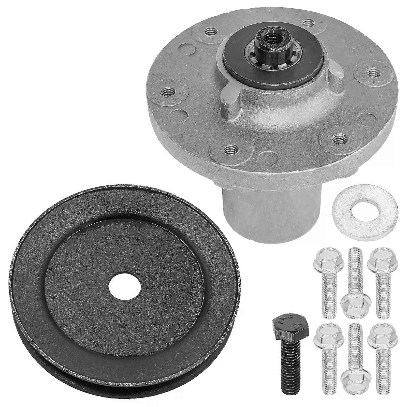 Deck Spindle & Pulley for Ferris Snapper Simplicity 84003173 1757364YP 1737835YP NO.33774