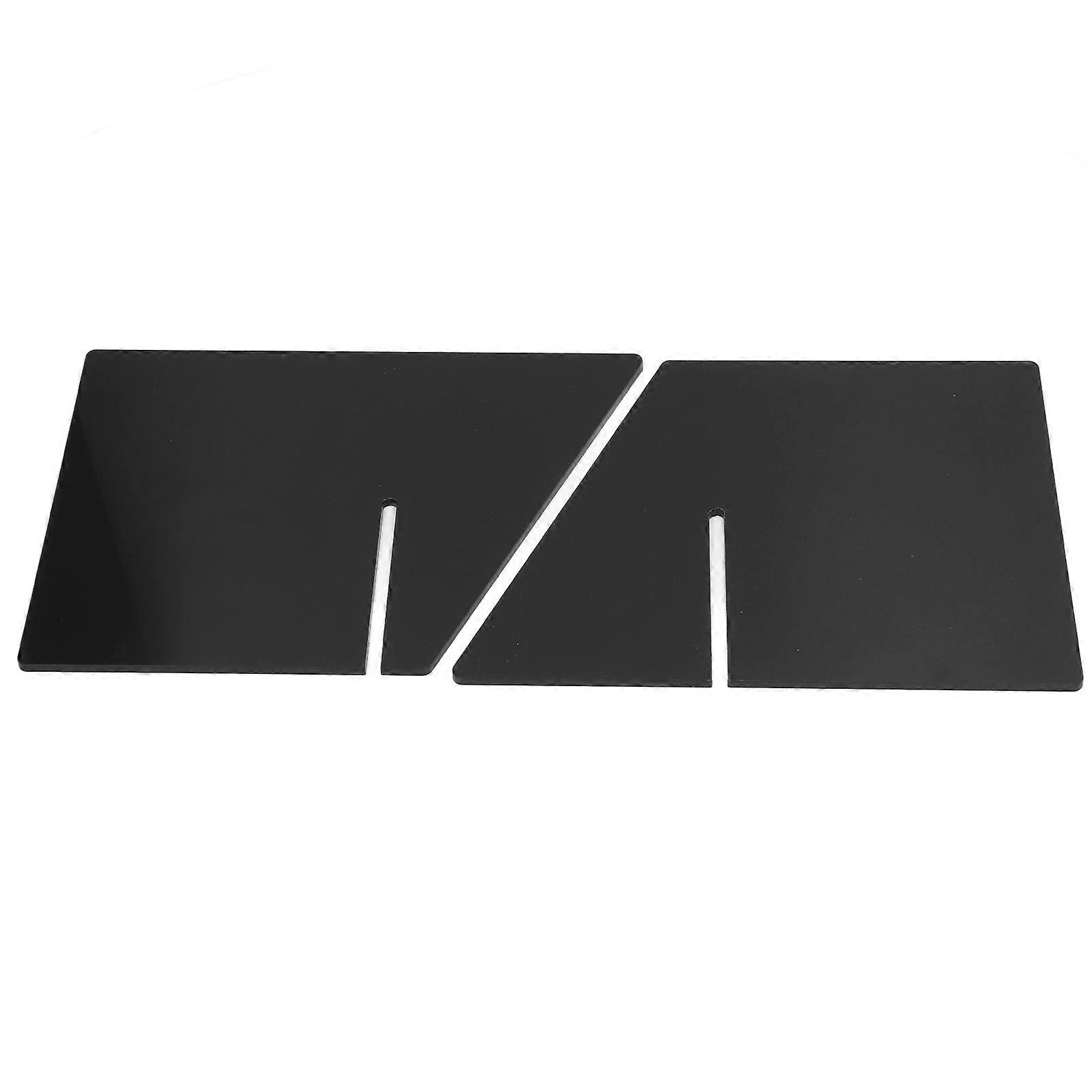 Acrylic Book Holder Open Reading Display Stand Experiment Data Record Desk Accessories Black