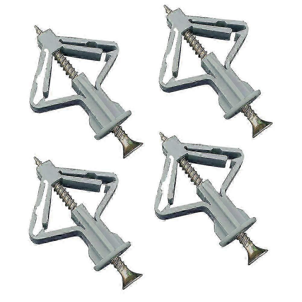 Plasterboard anchors for wall installation - 100 pieces with screws