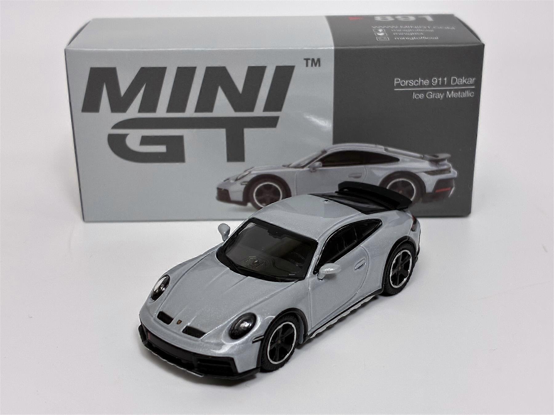 Porsche 911 Dakar Ice Grey Metallic LHD 1:64 Scale Mini GT MGT00891L