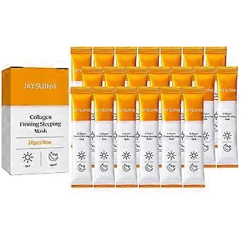 20 Stück/Packung Kollagen-Feuchtigkeitsmaske zur Hydratisierung, Straffung, Nährung und Glättung der Gesichtshaut