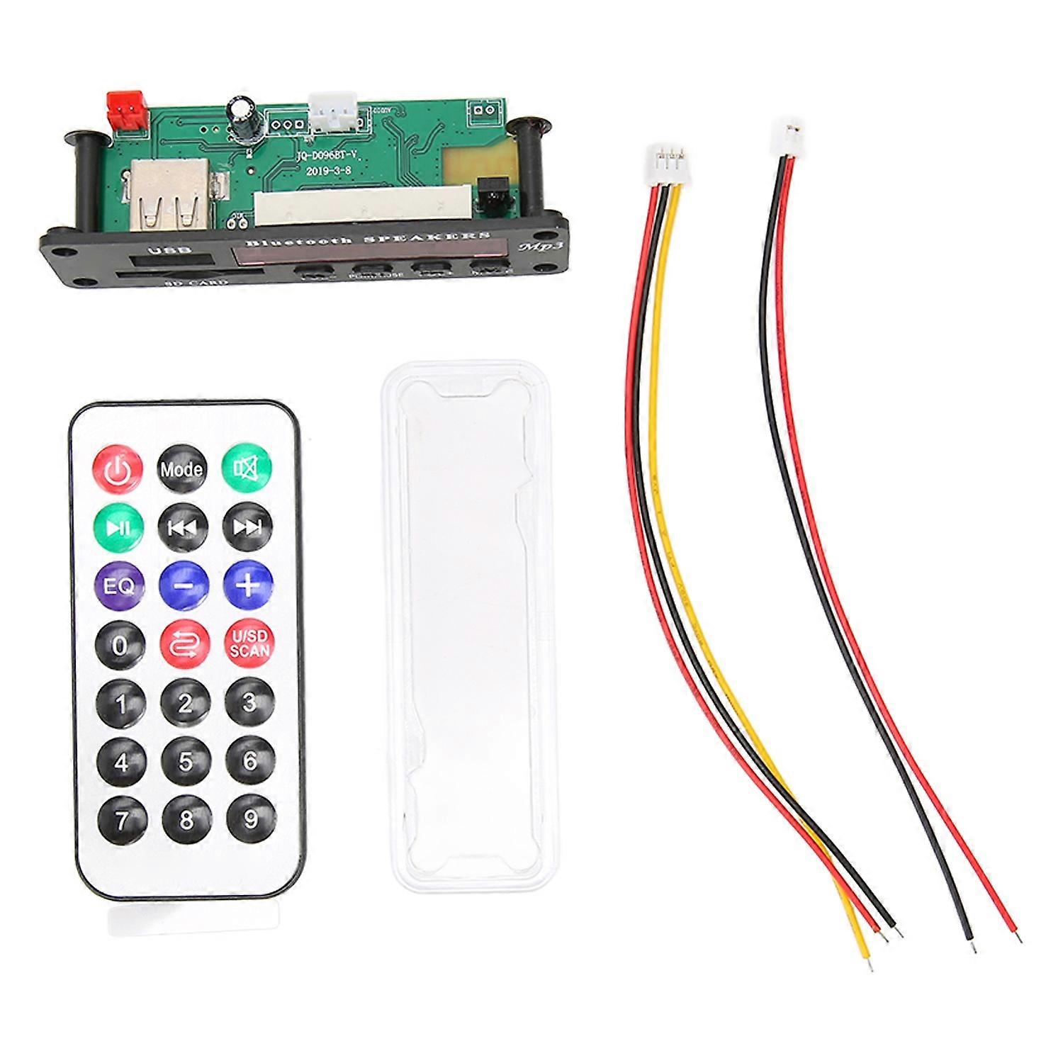 Bluetooth Decoder Board Support USB Storage Card FM Switching MP3 WMA Decoding Module with LED Displ