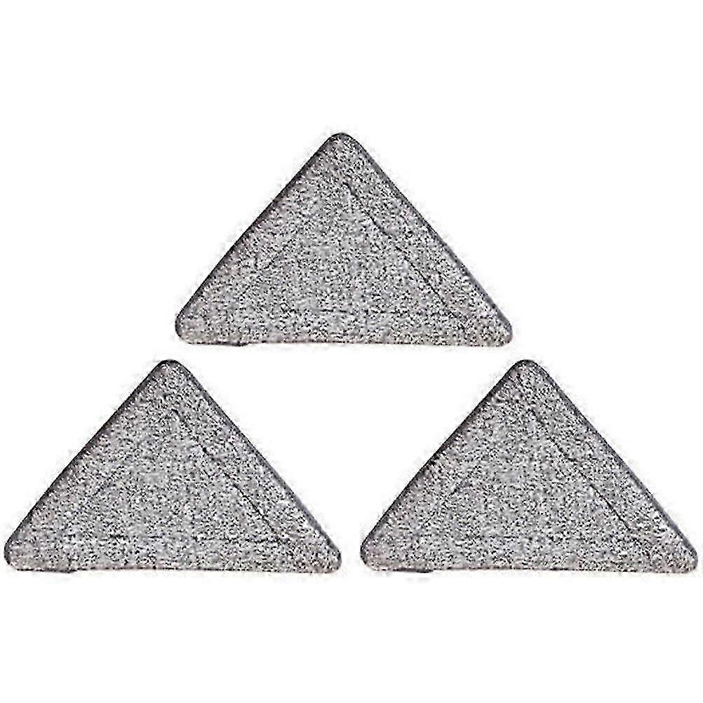 3pcs Triangle Mop Heads Replacements Cleaning Mop Refill Mop Replacement Pads