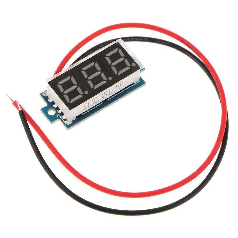 0.28 Inch 2-Wire 3.5-30v DC Led Display Digital Voltmeter Blue