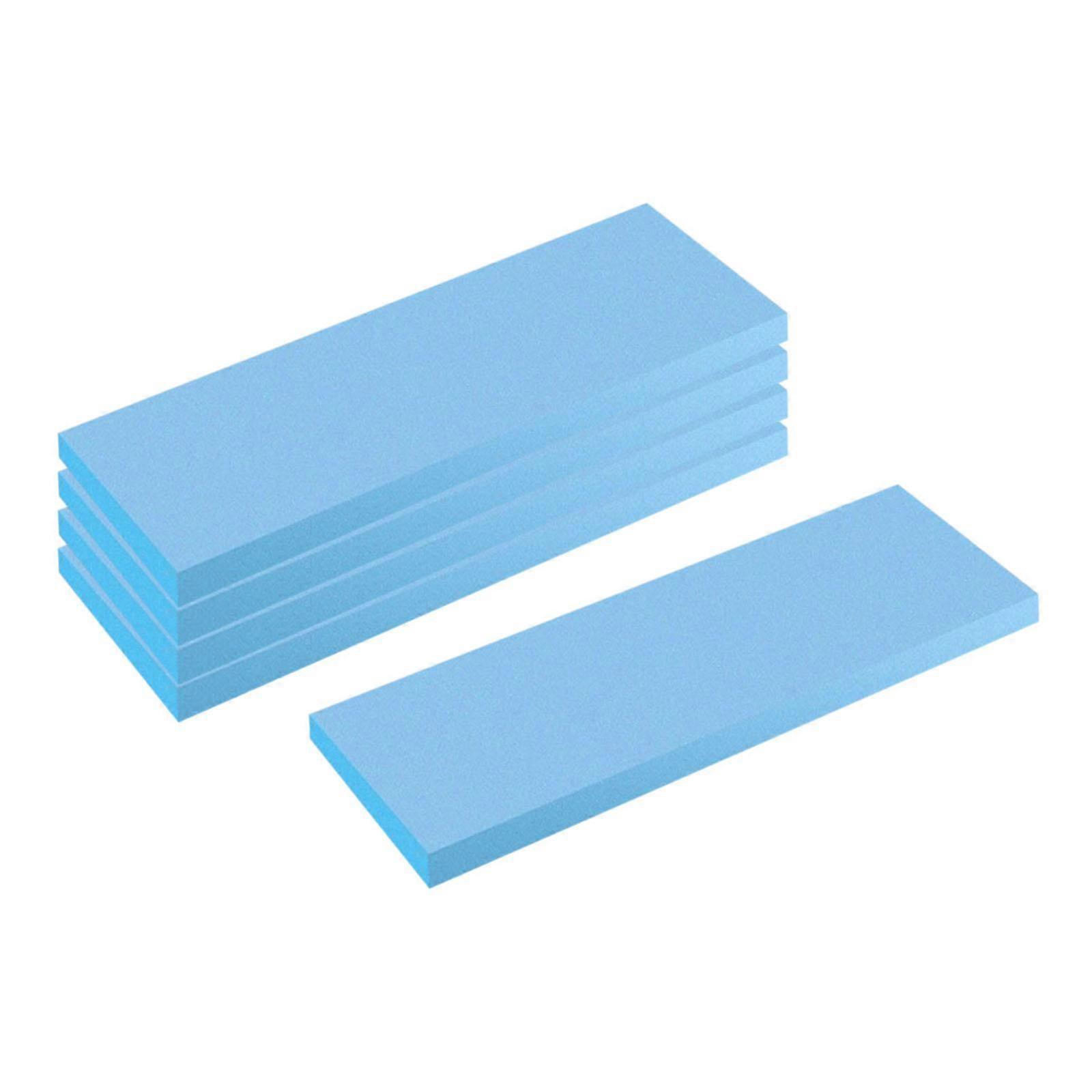 5x Rectangular Foam Blocks Foam Sheets Blank Cuttable Diorama Base Plate for