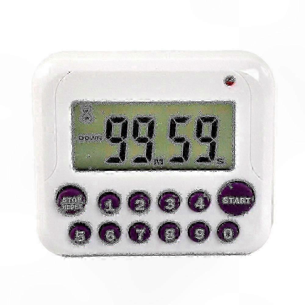 Magnetic Kitchen Timer with Large Display, Loud Alarm, and Clip for Cooking Countdown SZRH