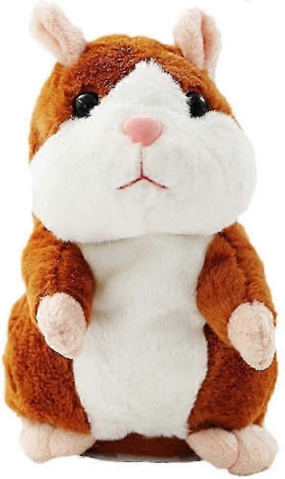 Talking Hamster Funny Plush Toy Repeats What You Say Animal Toy, 1pc