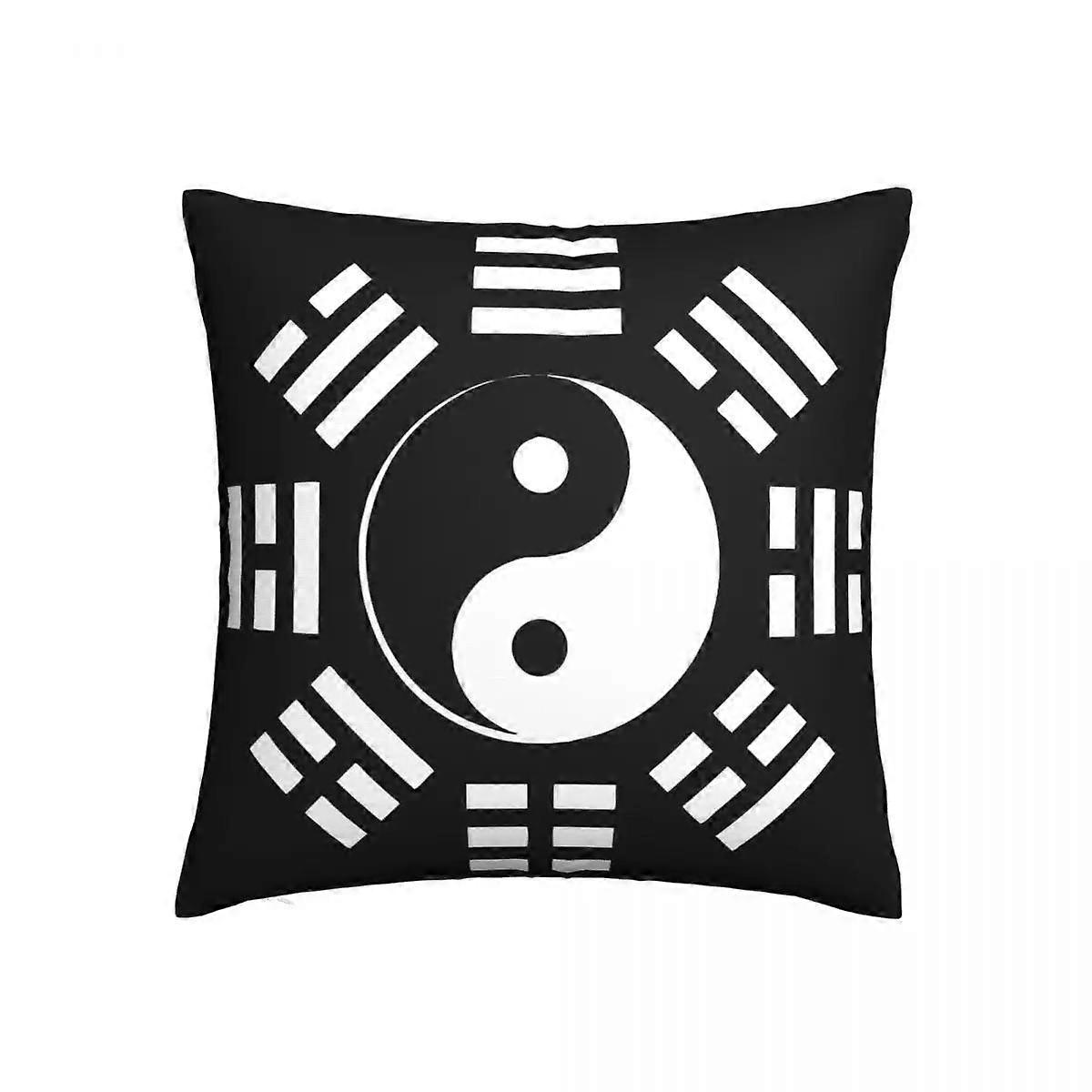 Taie d'oreiller décorative en polyester doux avec fermeture éclair.