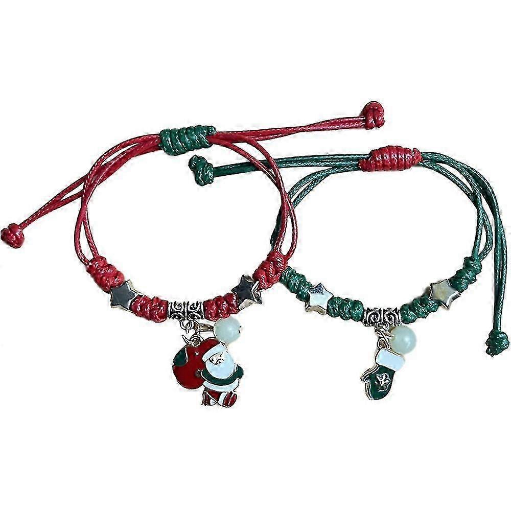 Pulseira com pingente, presente de Natal para adolescentes