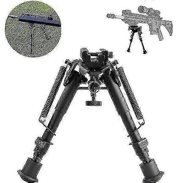 Foldable Rifle Bipod - Adjustable Hunting Swivel Mount