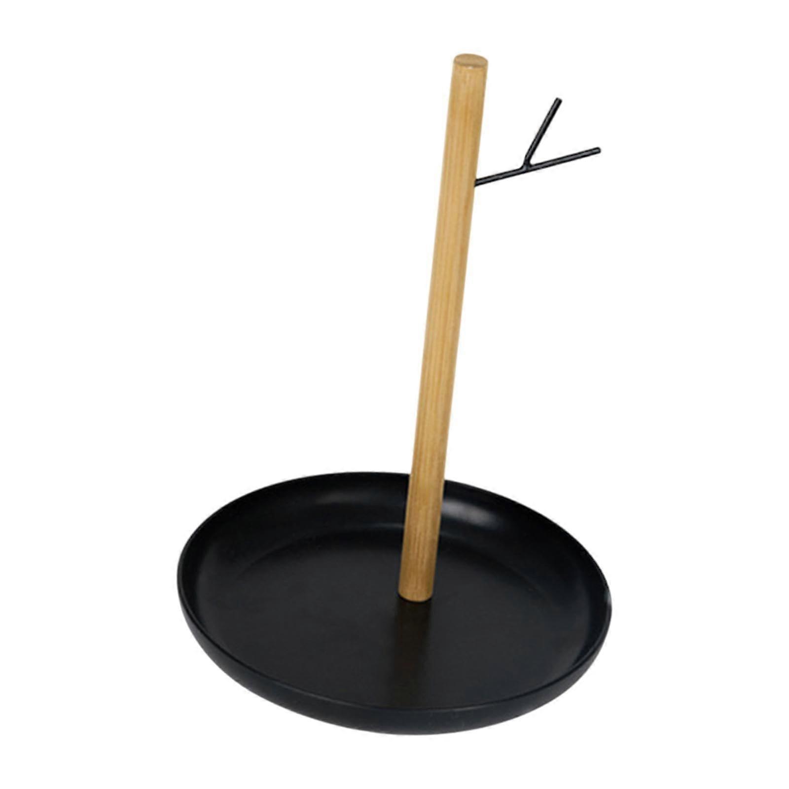 Fruit Storage Basket Banana Tree Stand Black Modern Kitchen Organizer Countertop Multifunction Decor