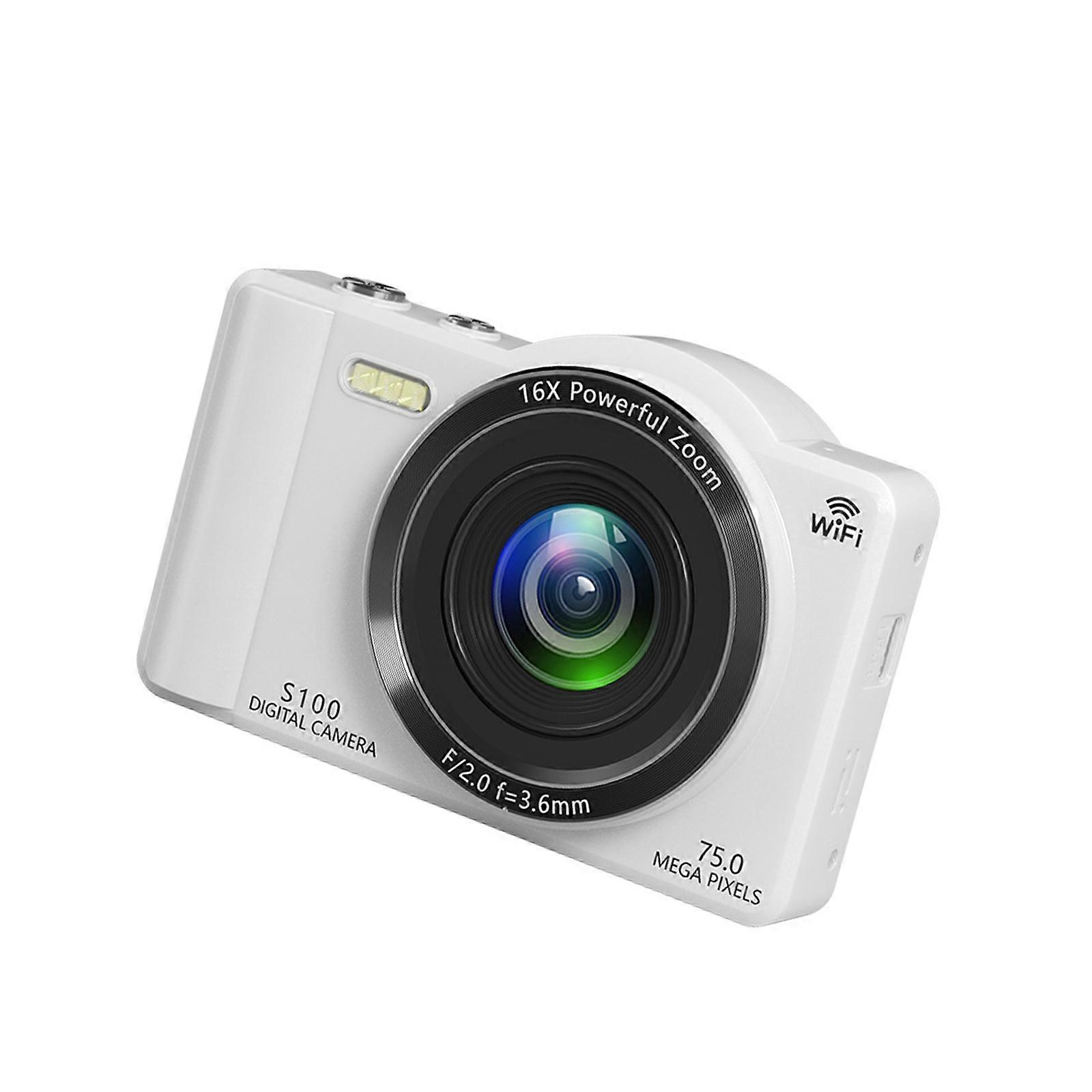 Simultaneous Double Angle 4K Camera 75MP Sensors Build In WiFi Connection Lightweight Portable Design With Time Lapse Feature Multicolor
