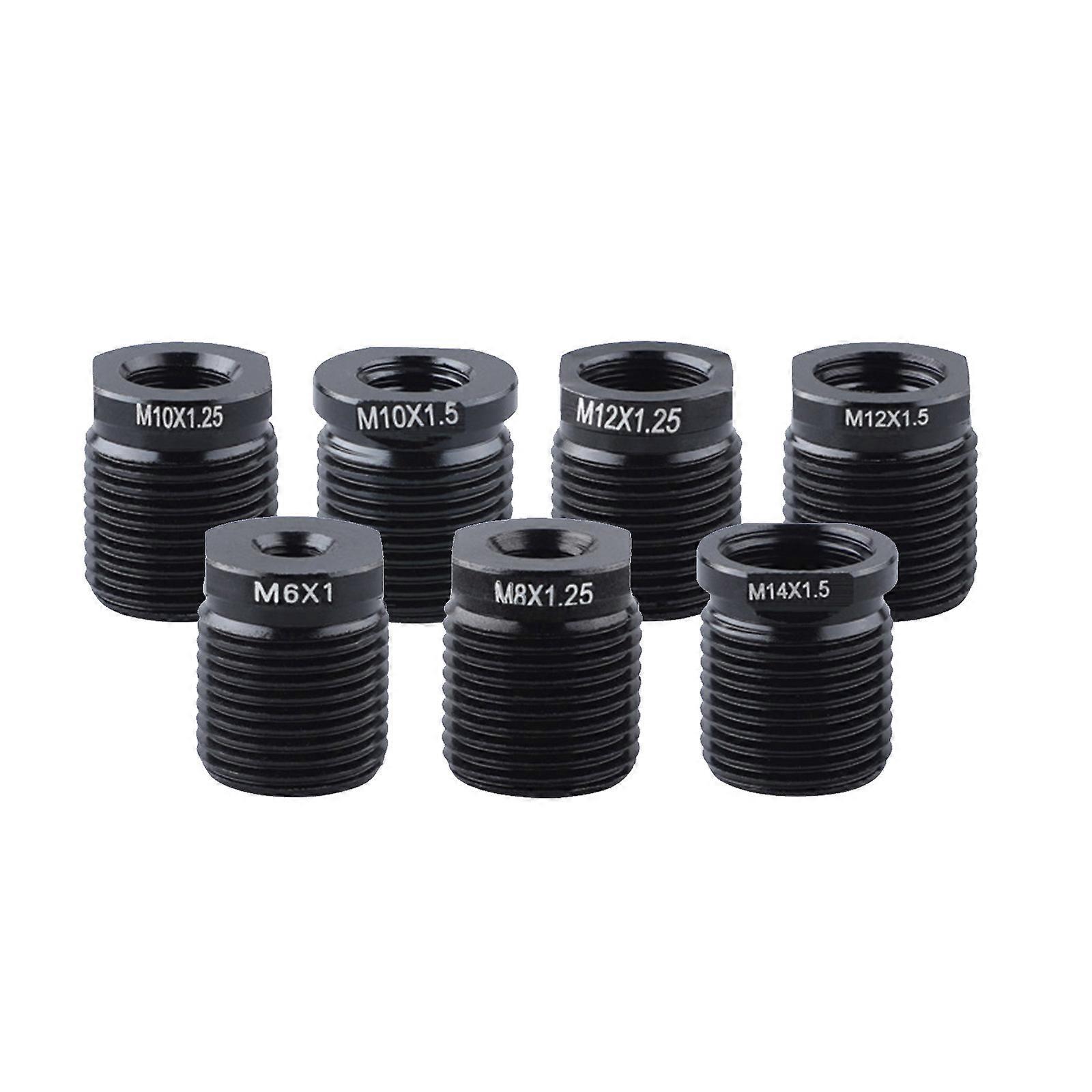 Multiple Vehicle Quick Install Gear Shifts Knob Adapters 7pcs Metal Kit Corrosion Resistant Tool for Custom Modifications Multicolor