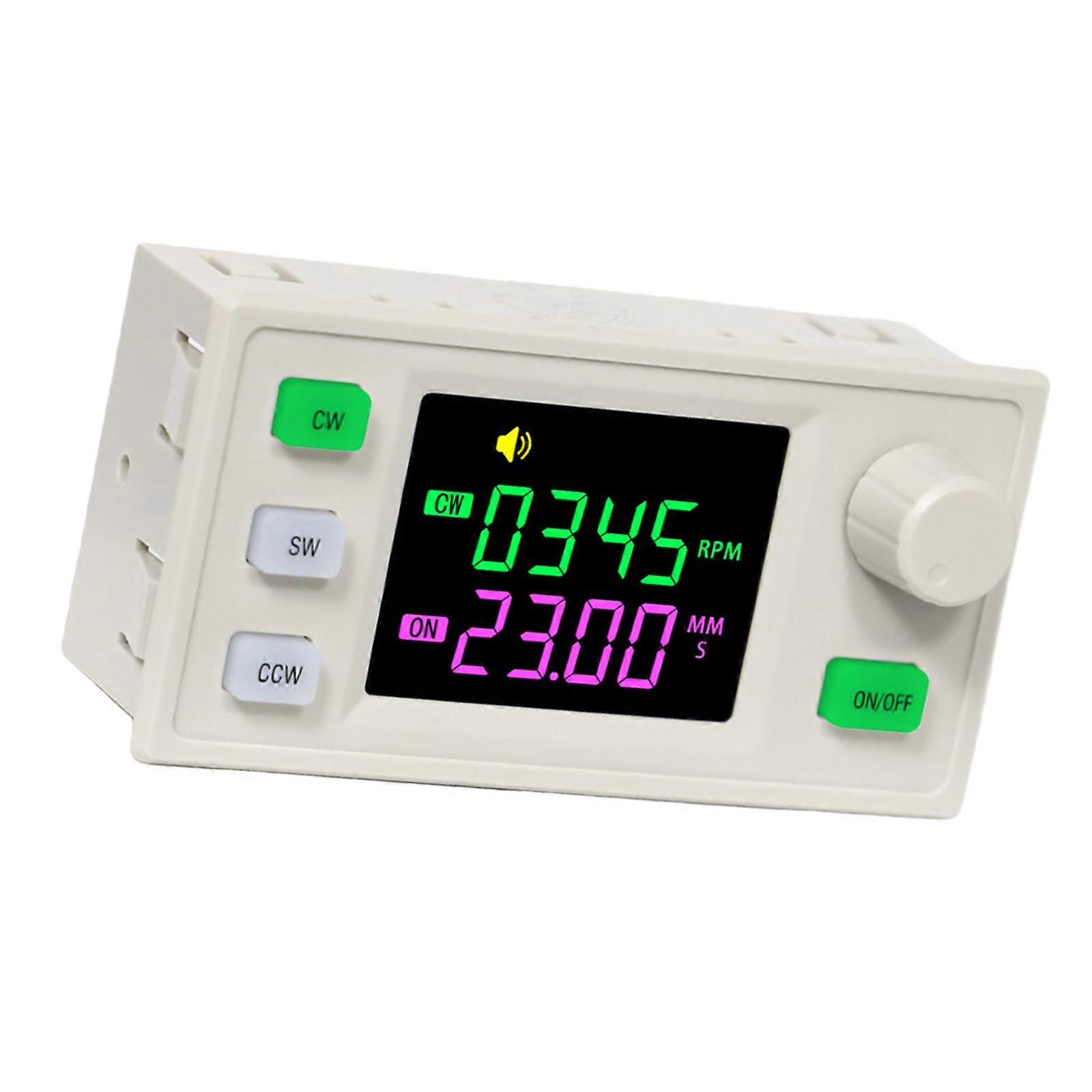 Industrial Stepper Motor Controller With Large LCD Display Panel Configurable Motion Pattern And Delay Setting Multicolor