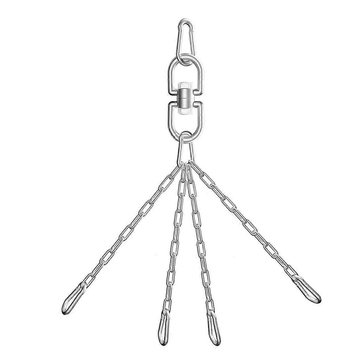 360 Rotation Heavy Bag Chain, Punching Bag Hanger with Swivel Chain for Hammock, Gym Swing, Yoga Swi