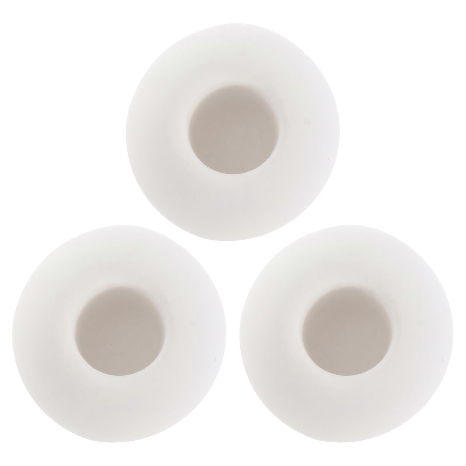 Diatomite Toothbrush Stand Holder for Bathroom Use 3Pcs Set White