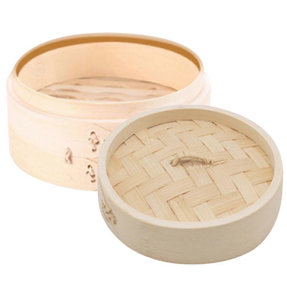 Practical Bamboo Steamer Cooking Tool for Kitchen Use 1Set with Cover