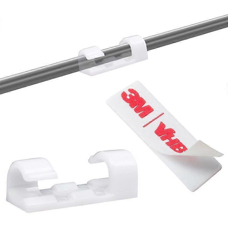 Luxora 20pcs self-adhesive cable clip organizer hanging wire bracket wire management