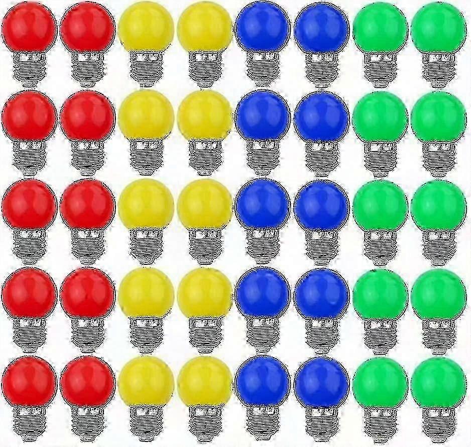 40X ملونة E27 LED لمبات كهربائية 240 لومن للديكور الداخلي