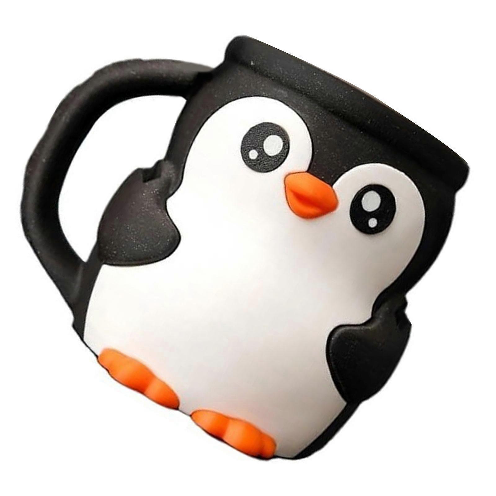 Penguins Themed Ice Cream Pint Holders Cup With Insulated Handle And Secret Storage Drawer For Gift Or Home Decors Multicolor