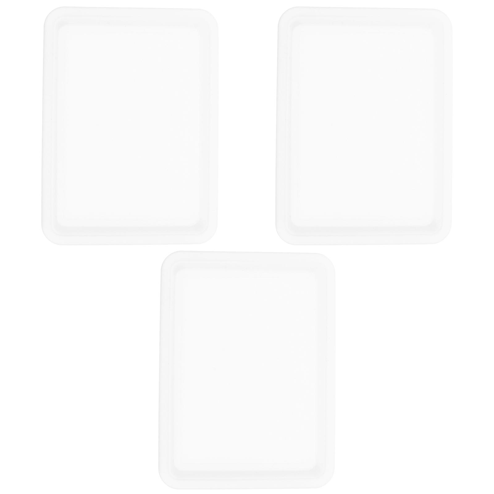 3PCS Plastic School Painting Experiment Tray Premium Durable Plastic Tray