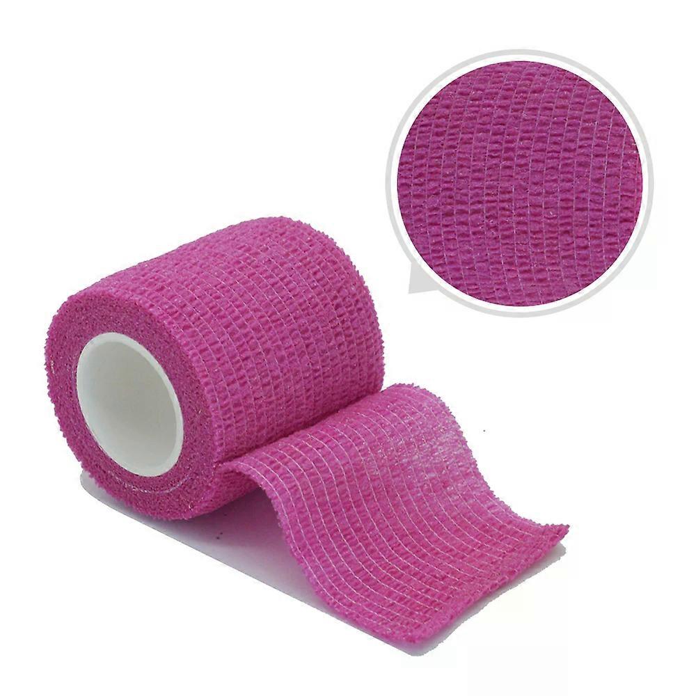 גליל 1 2.5/5/7.5/10 ס"מ * 4.8 מטר תחבושת אלסטית לא ארוגה דביקה עצמית תחבושת מלוכדת לספורט תיקון אצבע שורש כף יד רגל