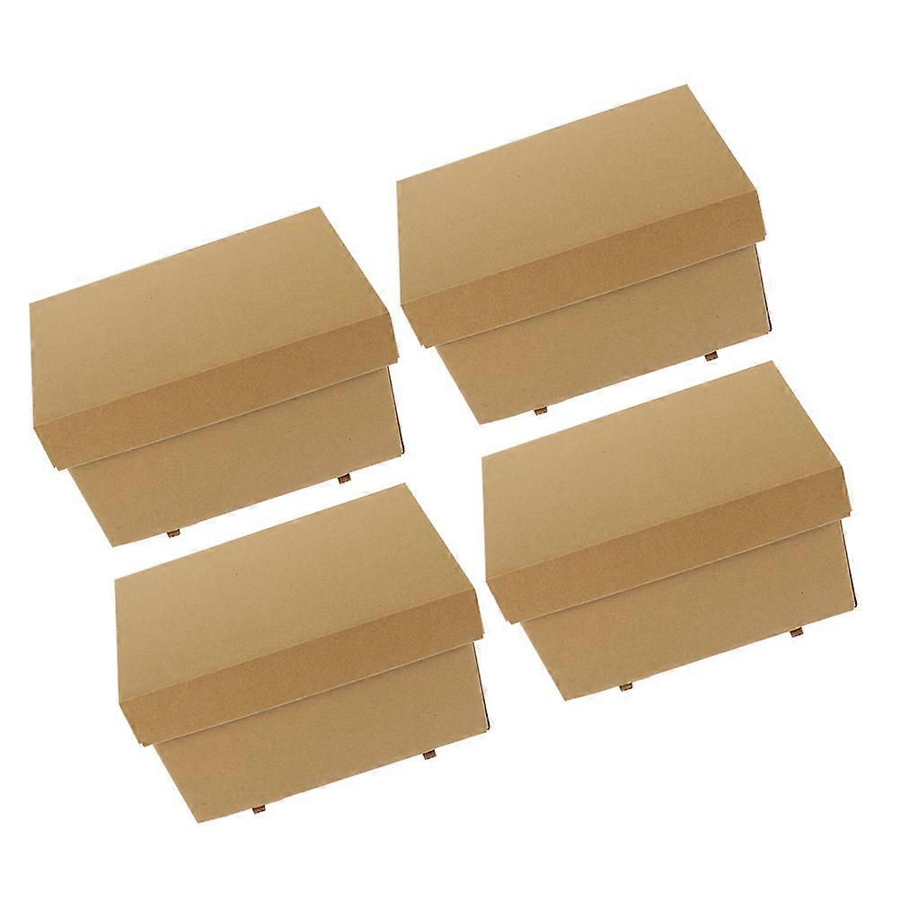 Paper Storage Box Organizer for File Keeping 4Pcs Office Storage