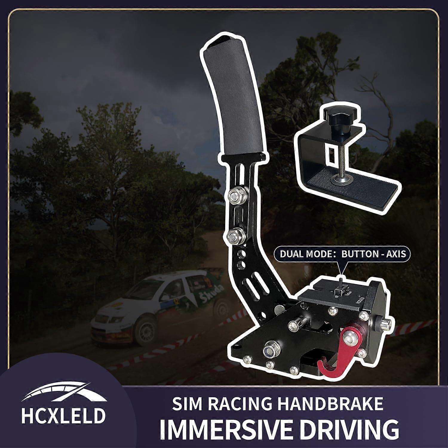 Sim Racing Handbrake for Logitech G29 G920 G923, PC Xbox PS5 Compatible, Aluminum Alloy, Precision Calibration