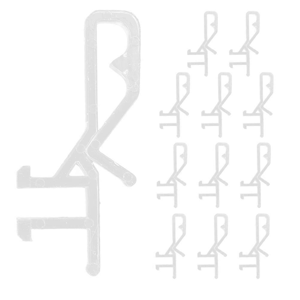 Valance Clips Transparent Pc Material for Vertical Blinds 36Pcs Set