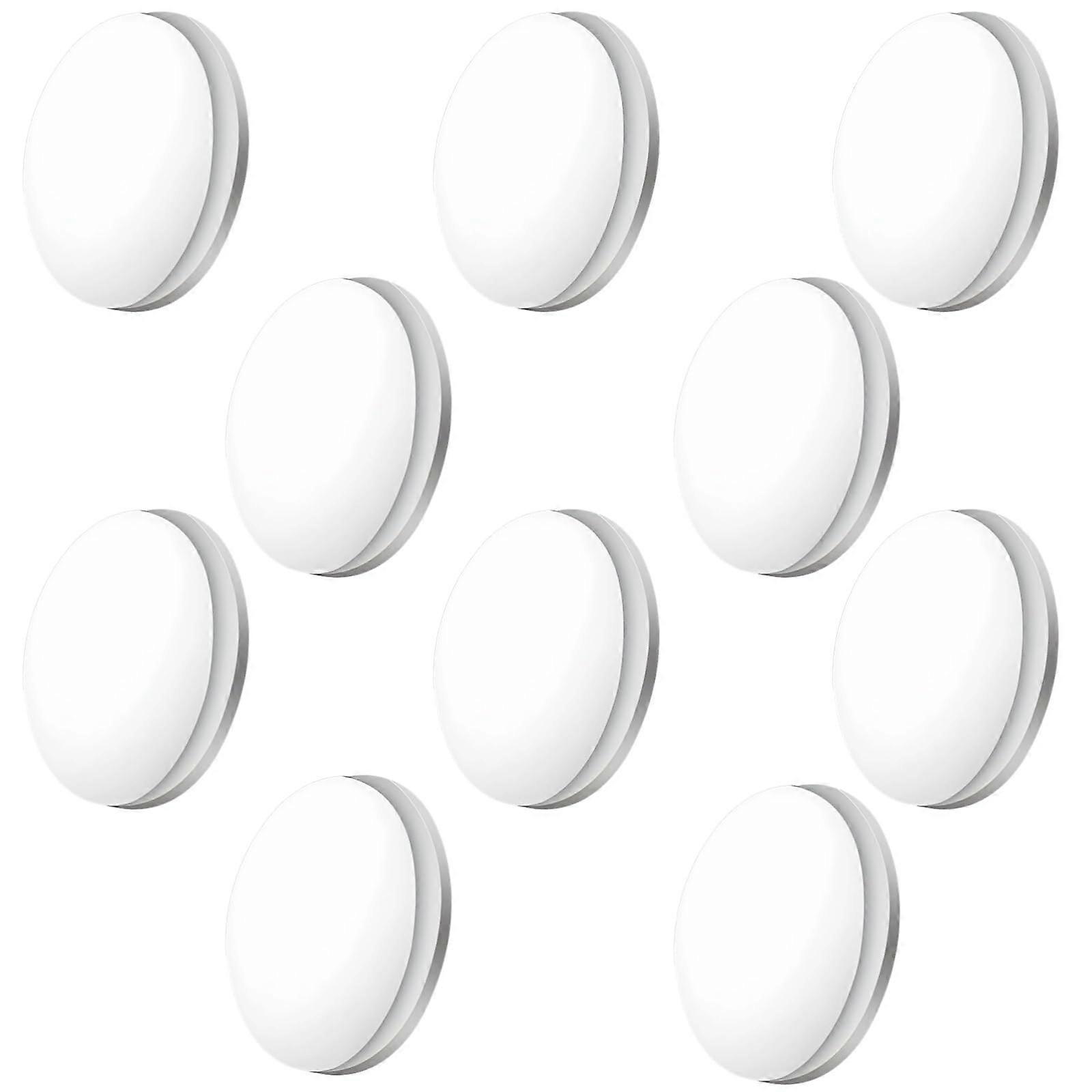 White Curtain Weights with Clips 1.6' HeavyDuty Holders for Windproof Outdoor Fabrics Set of 10