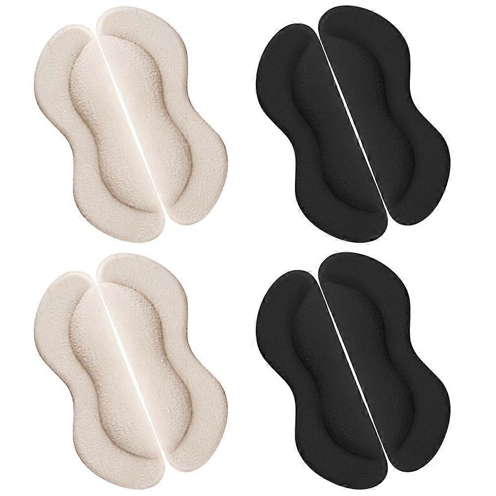 Heel Liner with Adhesive for Shoes Made of Synthesis Material Wearresistant and Breathable 4 Pairs