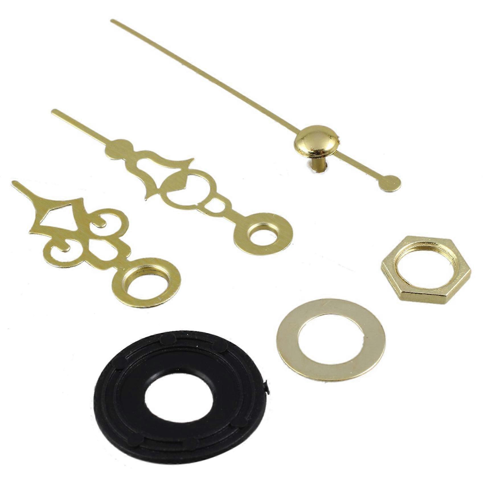 5X DIY Clock Metal Texture Creative Wall Clock Retro Wall Clock Movement Accessories