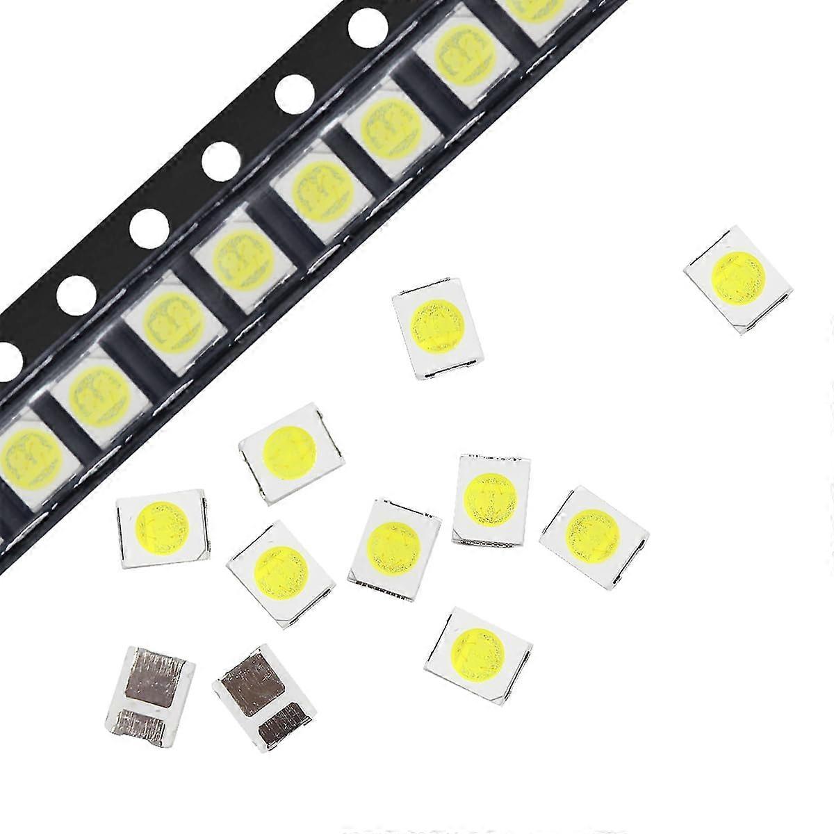 100pcs 6V 3528 2835 SMD LED Beads for LED Backlight Strips LCD TV