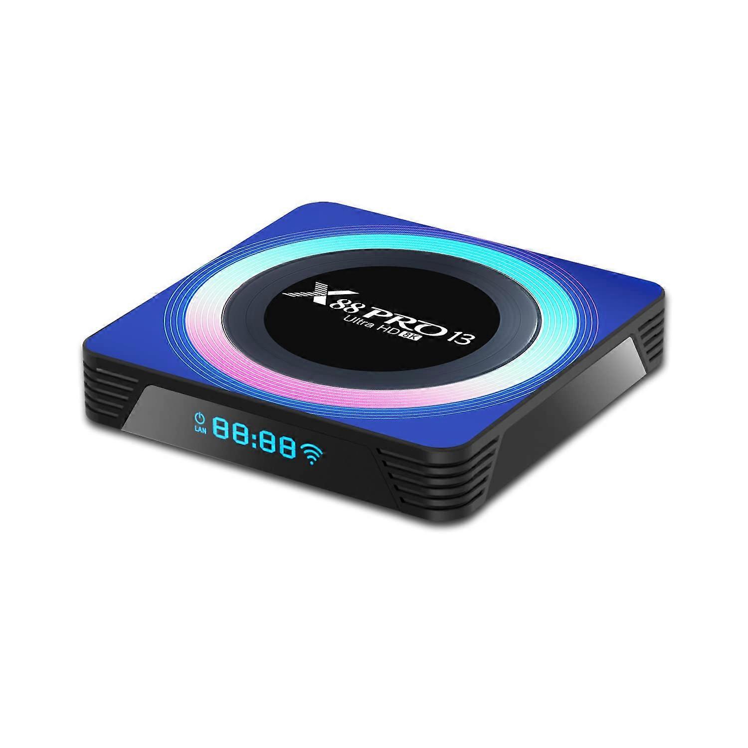Android 13.0 TV Box RK3258 QuadCore With 4G64G, 8K, WiFi BT4.0, HDMI 2.0, H.265, Ethernet Set  Box