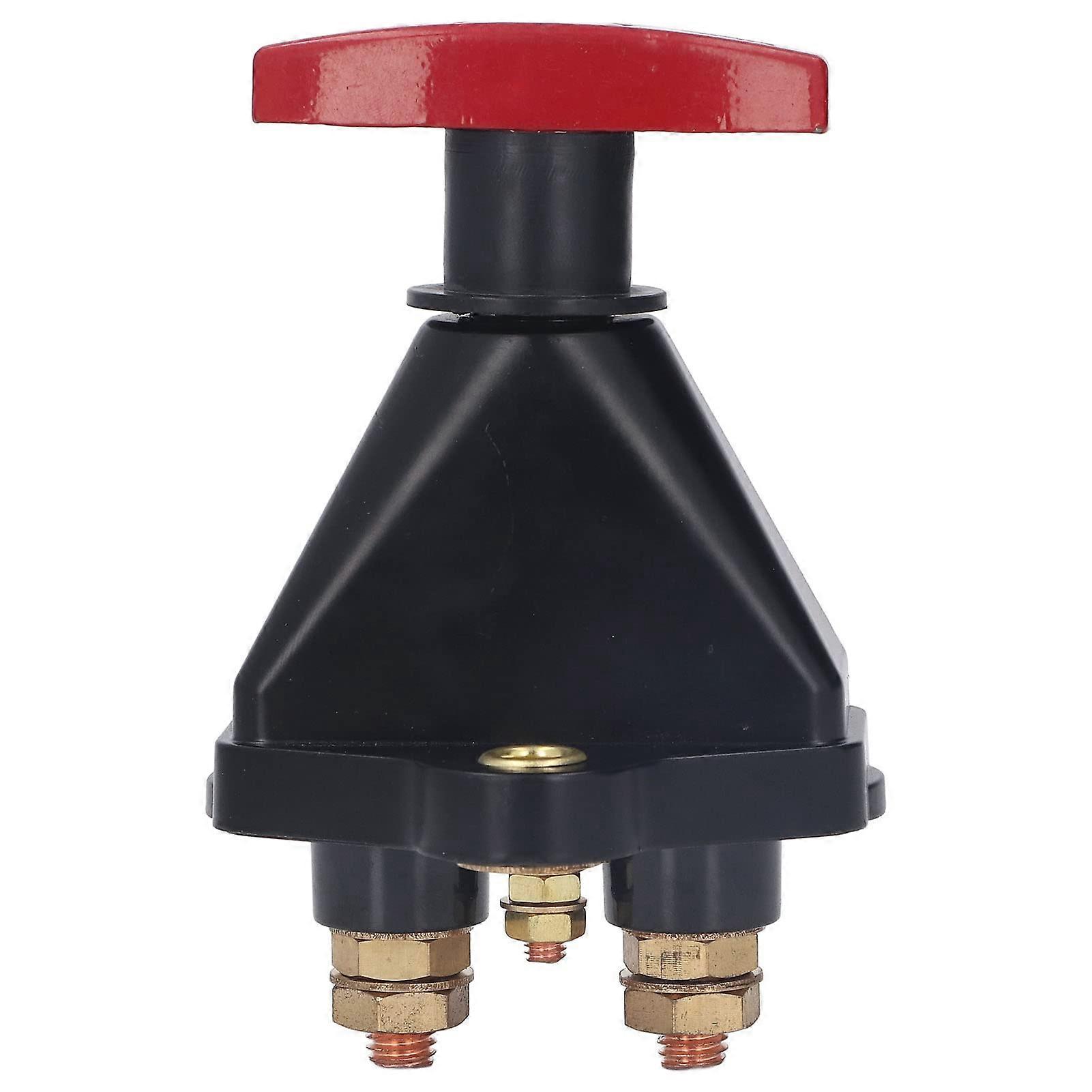 Electronic Switch CopperPlated Stud Battery PowerOff Disconnect Switch, Compact Vehicle Marine Boat Multifunctional