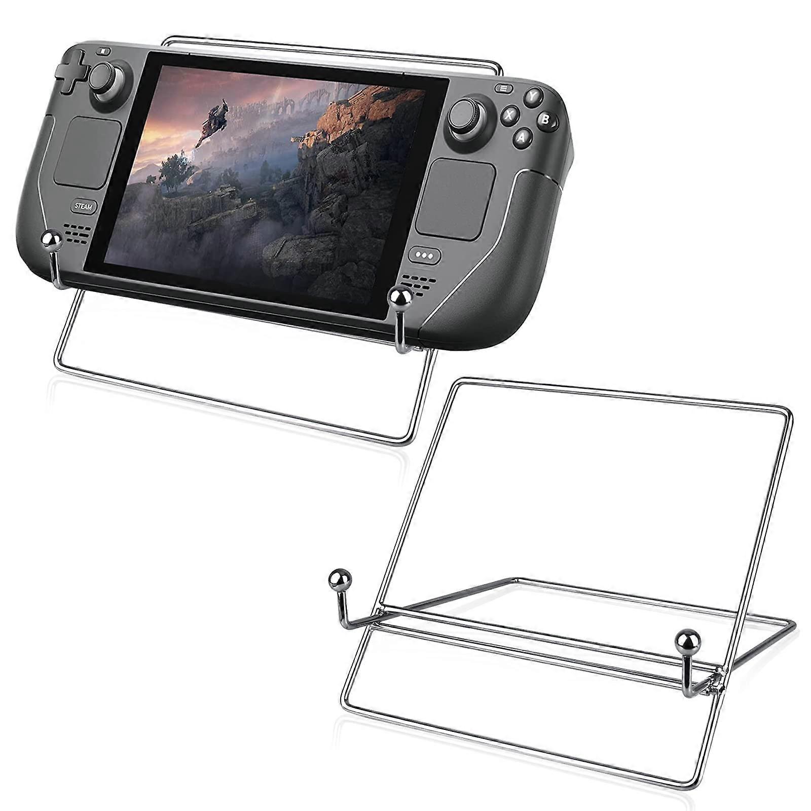 Aluminum Stand and Docking Station with Heat Dissipation, Adjustable Holder for Steam Deck