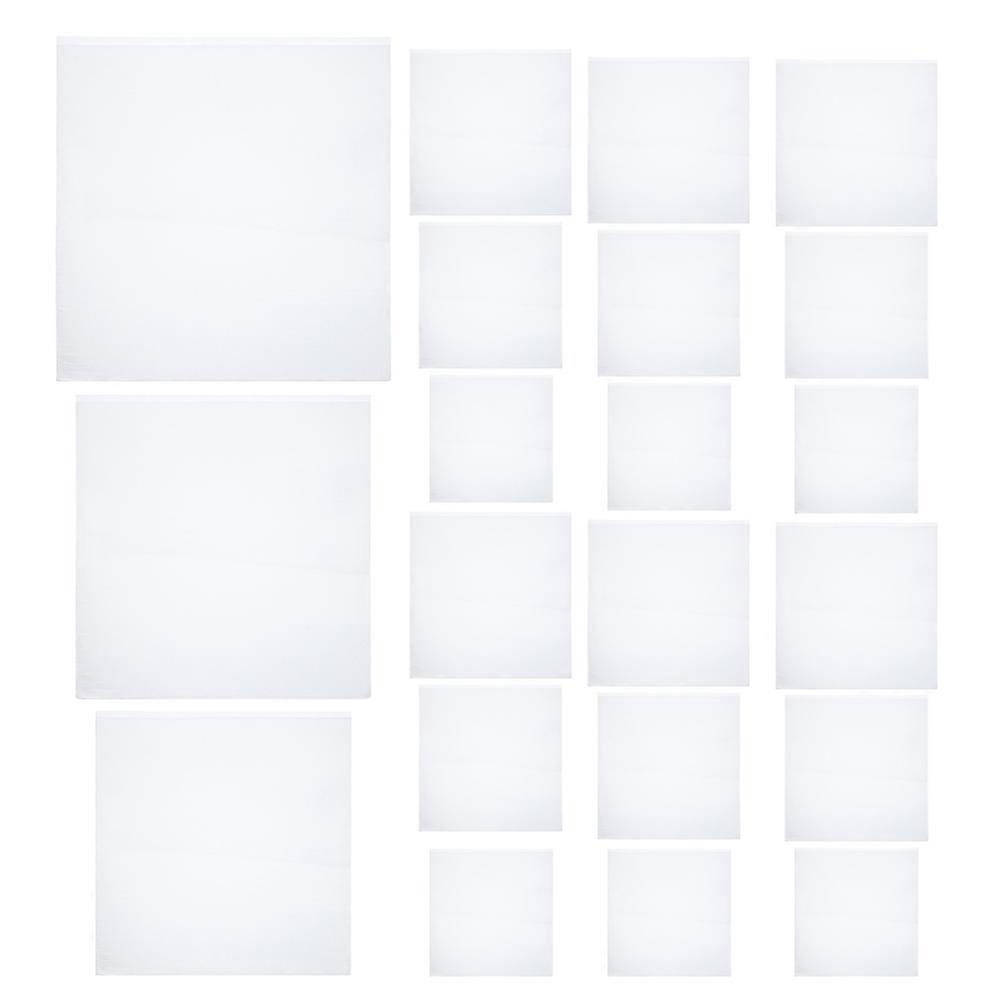 Foam Pouches Plate Protector for Storage Use 150Pcs White Epe Packing Foam
