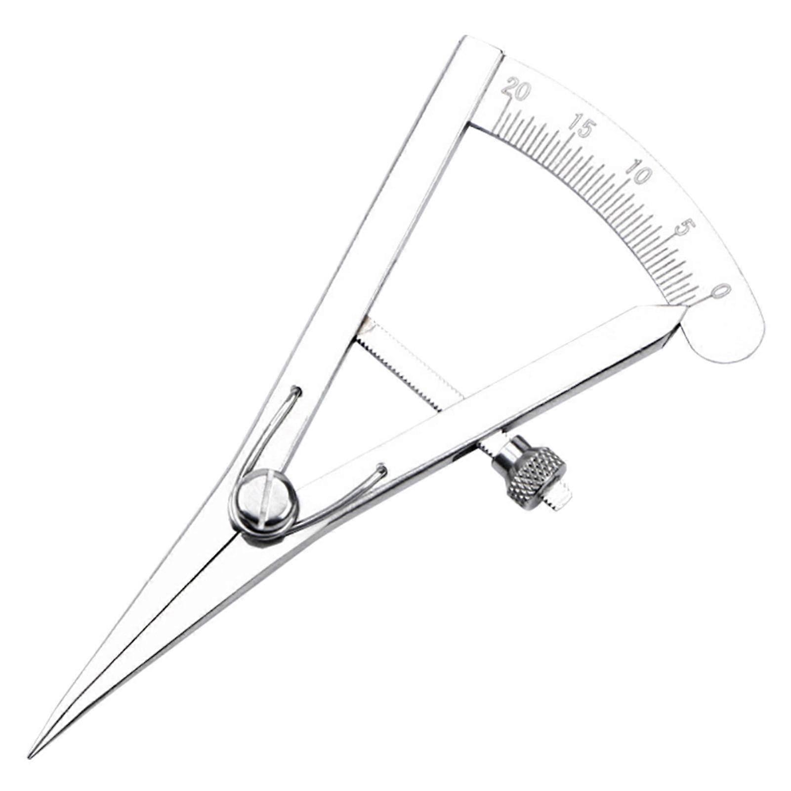 Adjustable Leather Marking Gauge and Lockable Metal Wing Divider Compass for Precise Leather Craft