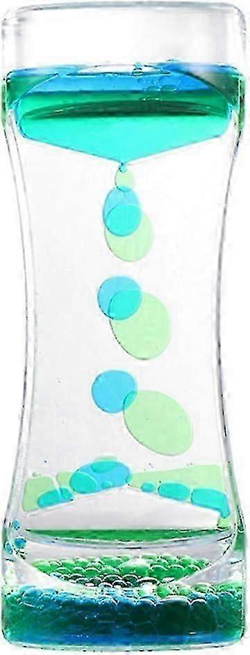 Green - 1 Piece Liquid Egg Timer, Egg Timer, Two Colors, Fun Timer, Kitchen Timer, Kids Kitchen Timer, Christmas, Toothbrush Toy, Table Decoration