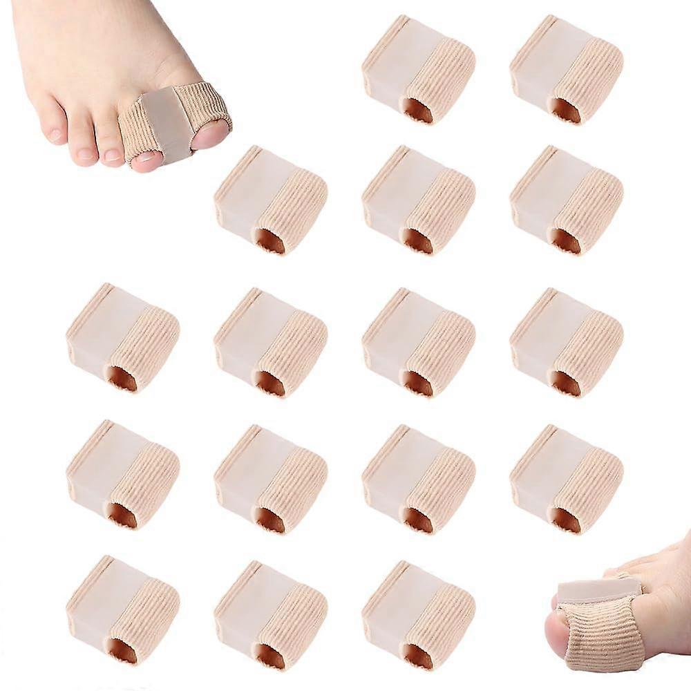 Toe Separators for Overlapping Toes with Dual Loop Soft Gel Cushioning, Big Toe Spacer Corrector 12 Pcs L