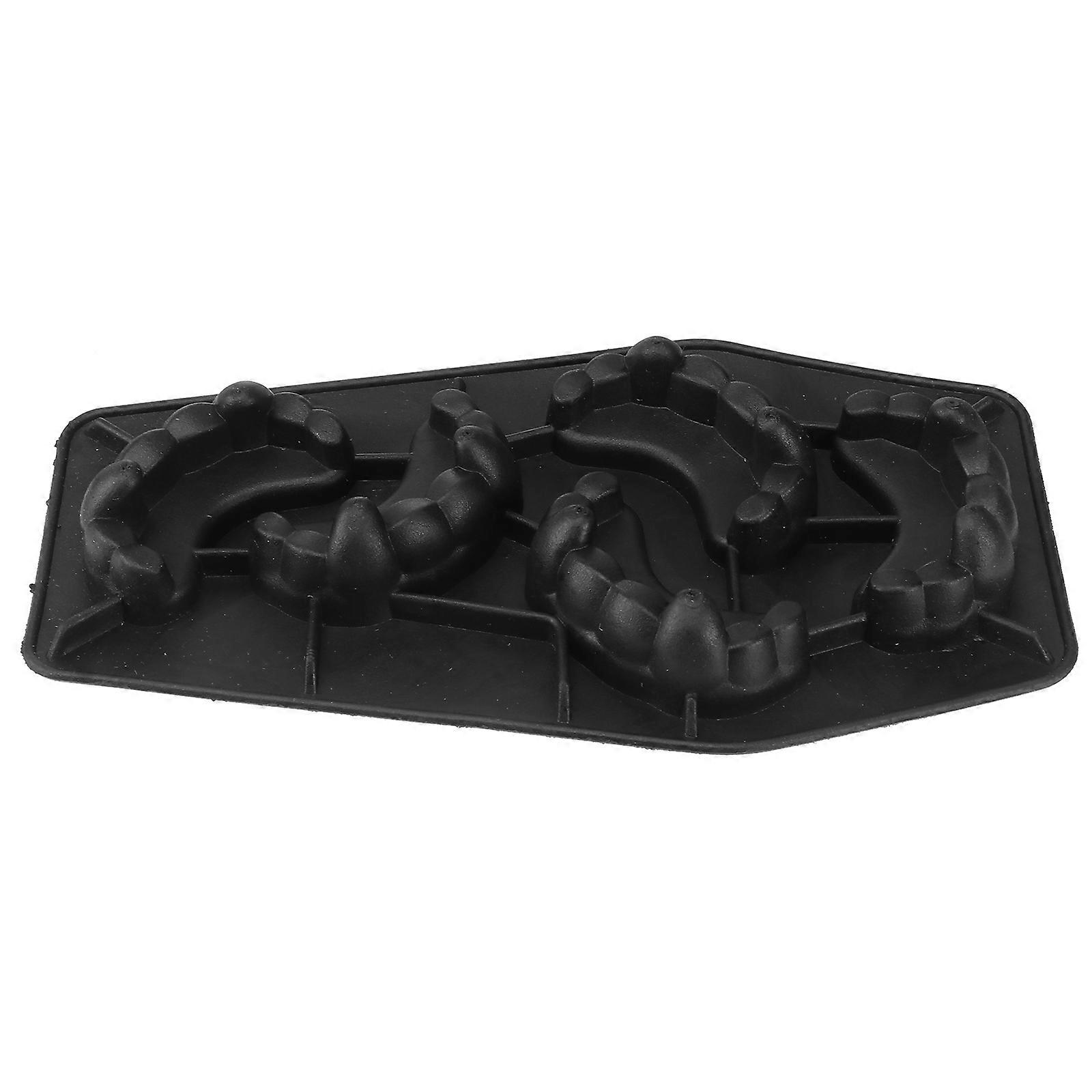 Ice Cubes Maker Teeth Shape for Ice Making Black Halloween Mold