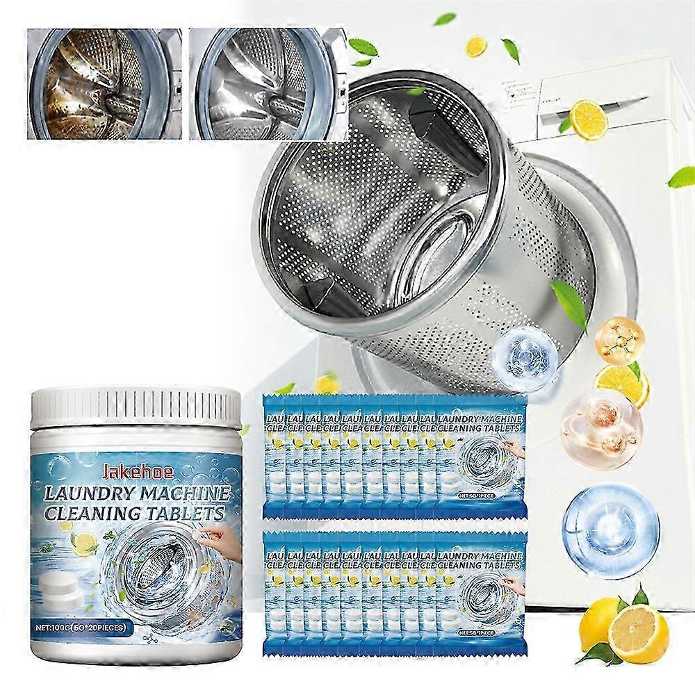 1-3 Bottles Laundry Machine Cleaning Tablets Washing Machine Effervescent Tablets