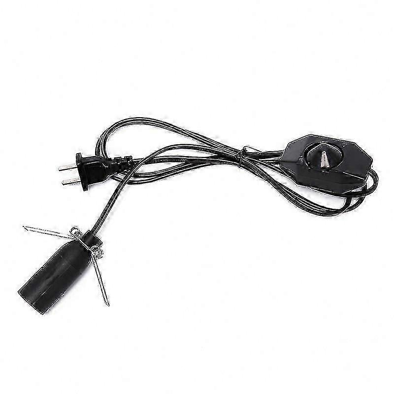 E14 Socket Dimmer Switch with Power Cable for Salt Lamps - US Plug