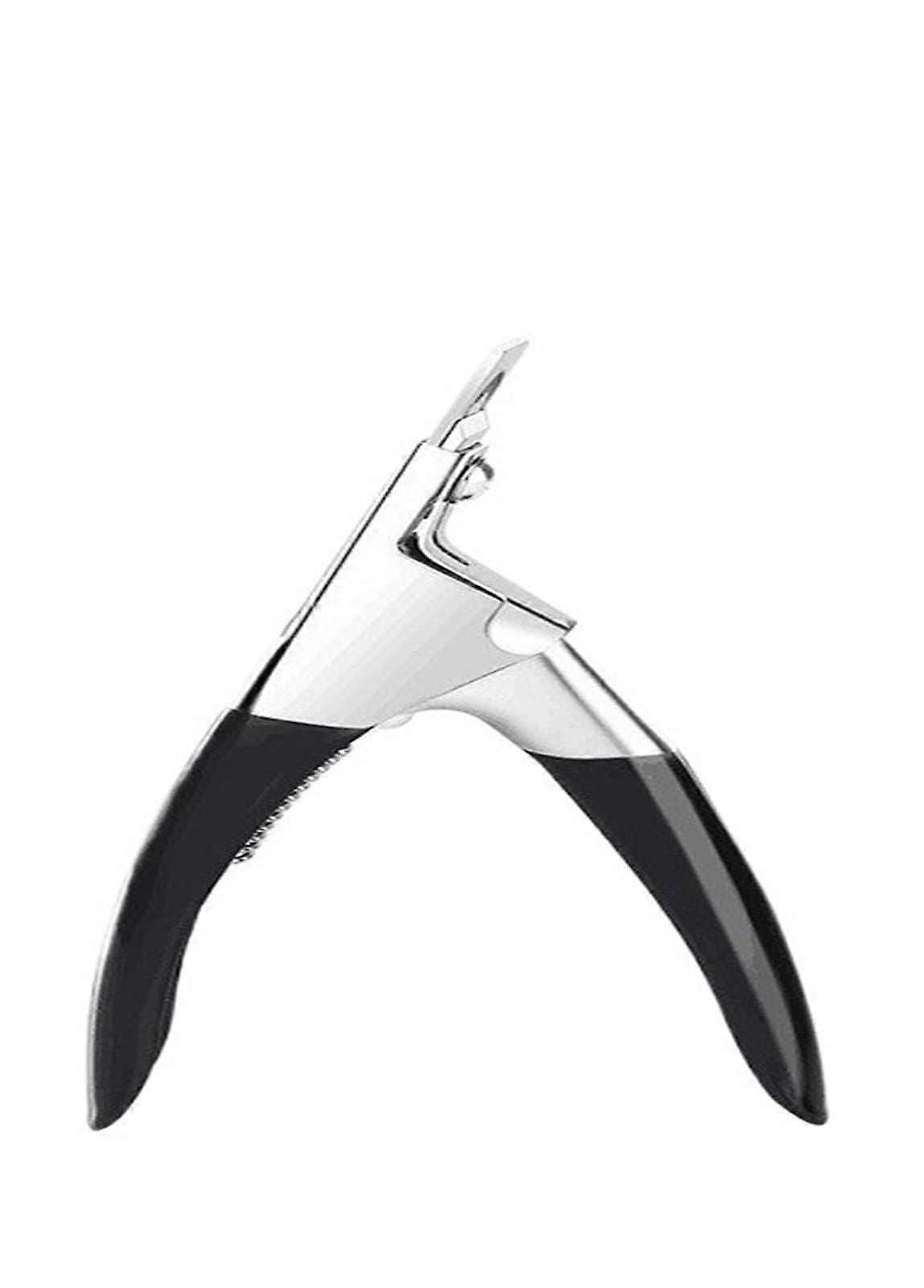 Stainless Steel Nail Clipper with Ergonomic Long Handle for Thick Nails Silver