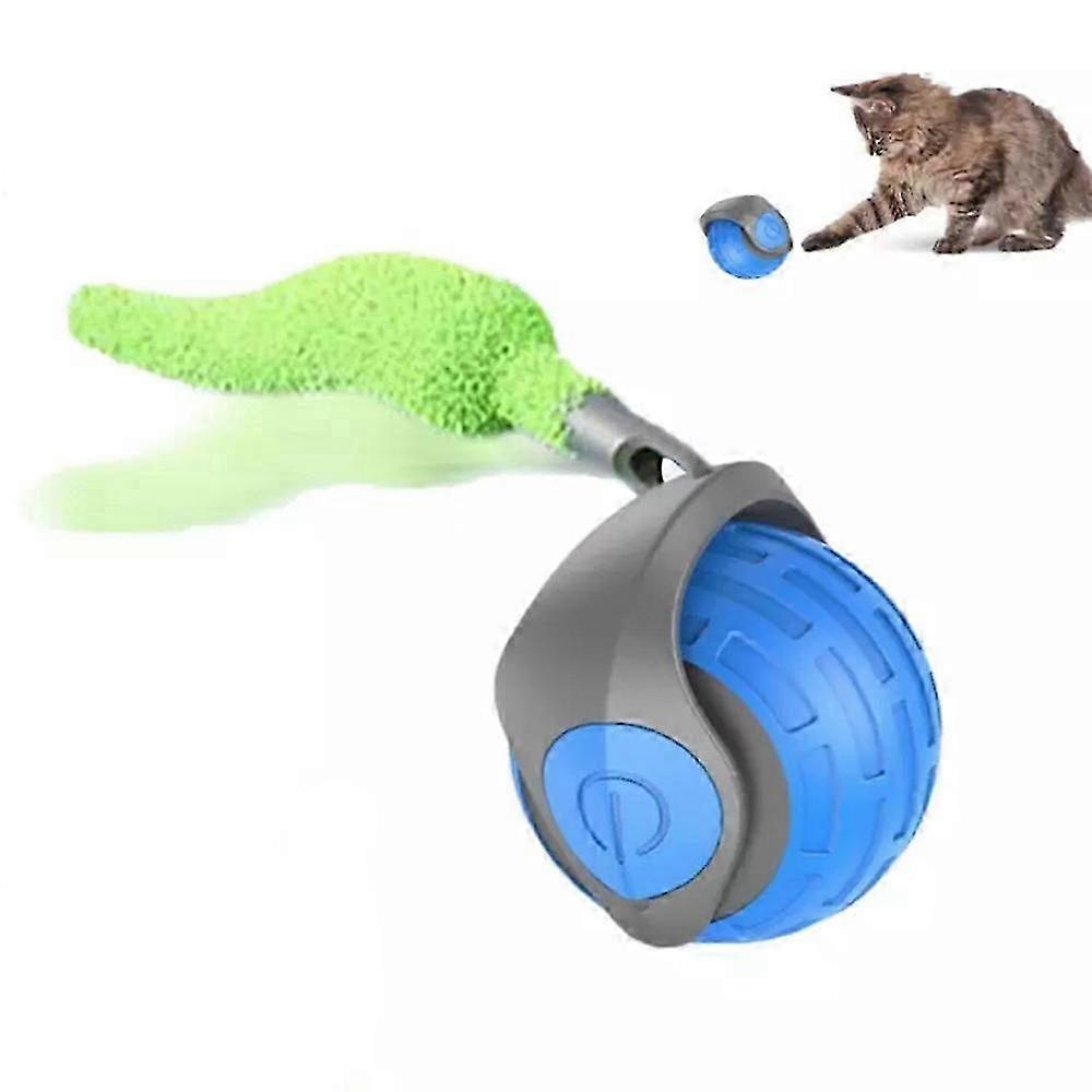 USB Rechargeable Interactive Cat Ball with Smart Motion Sensor and 360° Rolling Action