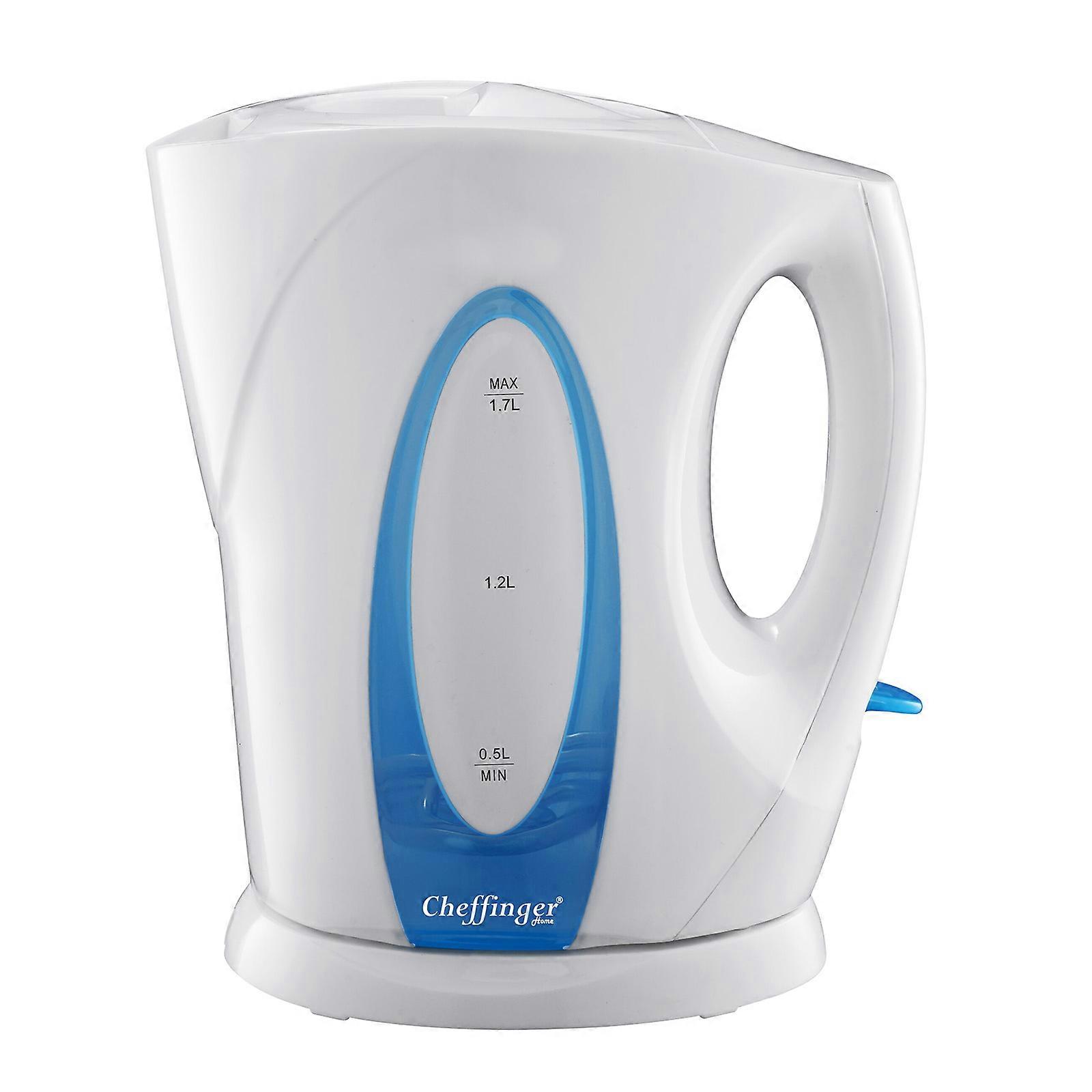 1.7L Cordless Electric Kettle with Secure Lock, White