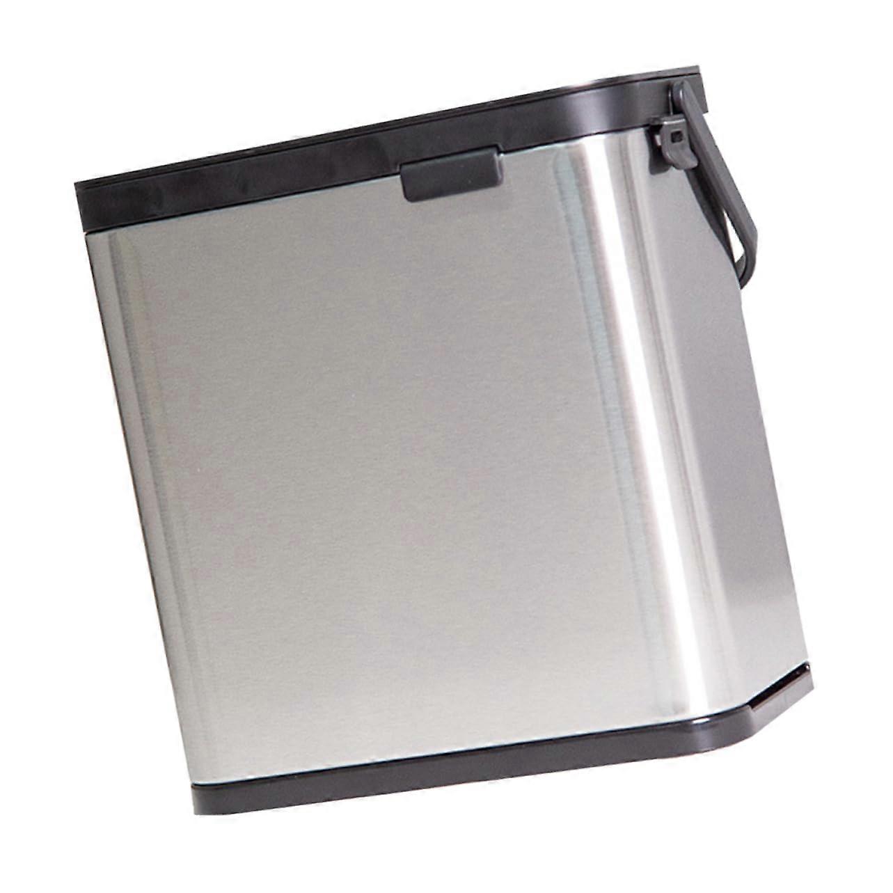 Wall Mounted Kitchen Trash Can Rustproof Odor Proof Space Saving Garbage Bin for Food Waste