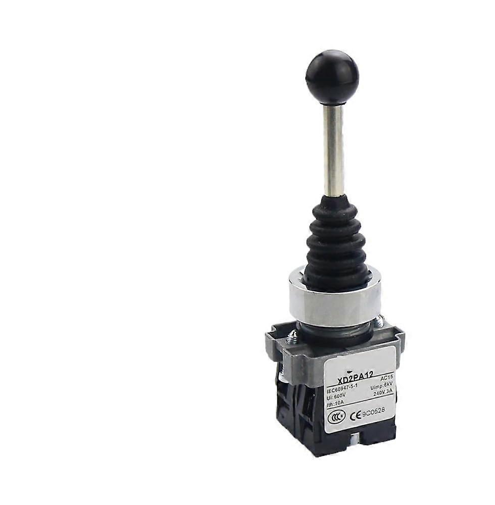 4 Position Joystick Switch Controller with Ergonomic Grip, 2NO 2 Position Rocker Switch