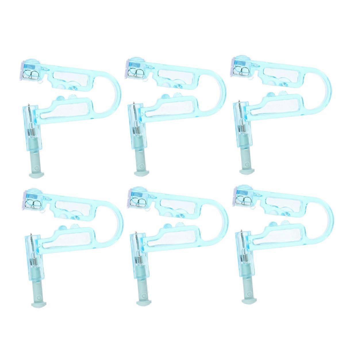 Ear Piercing Kit 6pcs Hygienic Disposable Tools for Safe Precise Piercing at Home or Salon